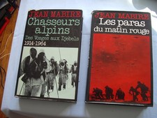 Chasseurs alpins  et les paras du matin rouge  - Jean Mabire -