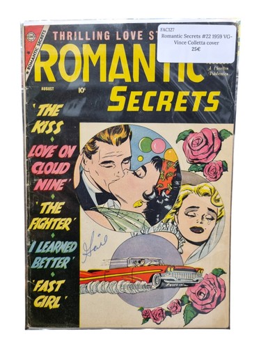 Romantic secrets 1959 vg - romantic, vg-