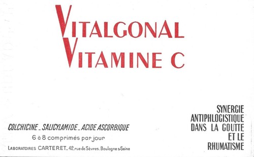 Ancien buvard produit - , /