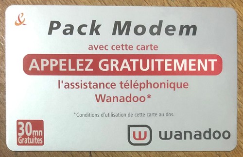 Ticket téléphone pack modem - tÉlÉphone,