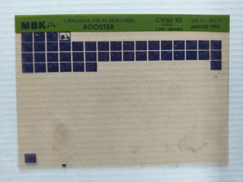 Microfiche mbk catalogue - mbk,