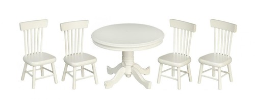 Maison poupées blanc rond - de,