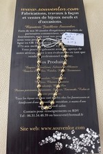 bracelet boules marseillais or