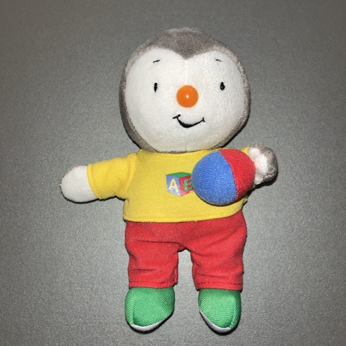 Peluche tchoupi jaune rouge - peluche,