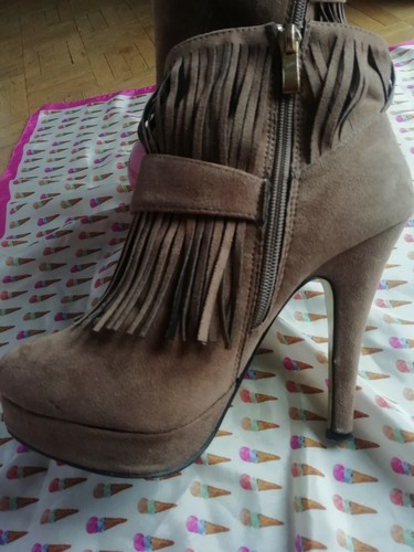 Bottines boots effet - bottines,