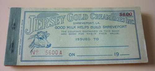 Jersey gold creameries - gold, $4