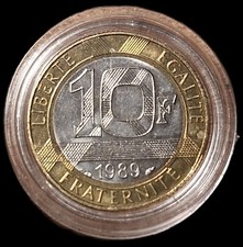10 Francs Montesquieu 1989