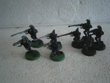 MAQUETTE 8 FIGURINES DRUKHARI DARK ELDAR WARHAMMER GAME WORKSHOP CITADEL METAL