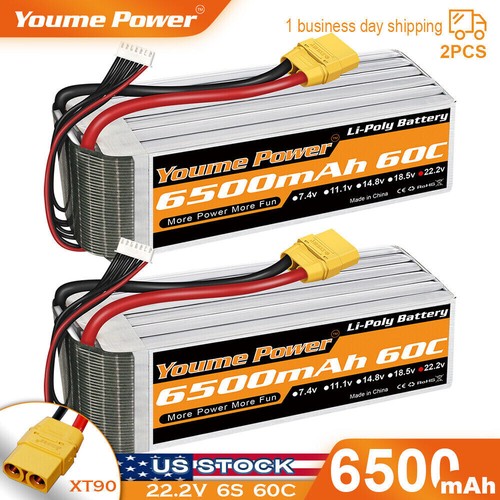 2pcs 6500mah 6s - 6500mah,
