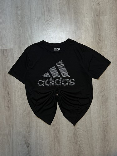 Shirt adidas noir - t-shirt, logo