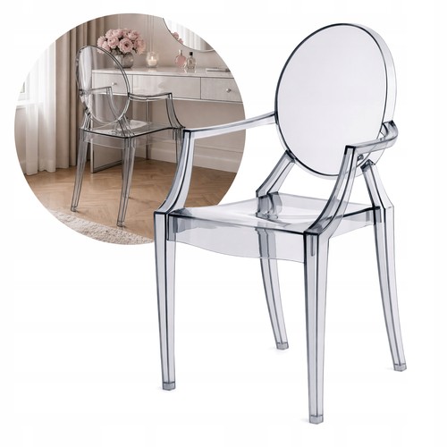 Fauteuil louis transparent - fauteuil,
