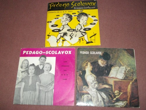 Pedago scolavox disques - /,