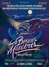 Affiche Pliée 40x60cm LES BONNES MANIÈRES (2018) Dutra Rojas NEUVE Bleu