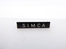 JOUSTRA - SIMCA 1000 -BLEU TURQUOISE- PIECE / PART- PLAQUE ARRIERE/ REAR PLATE 2