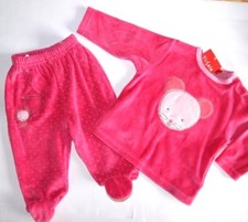 dors bien PYJAMA VELOURS ROSE