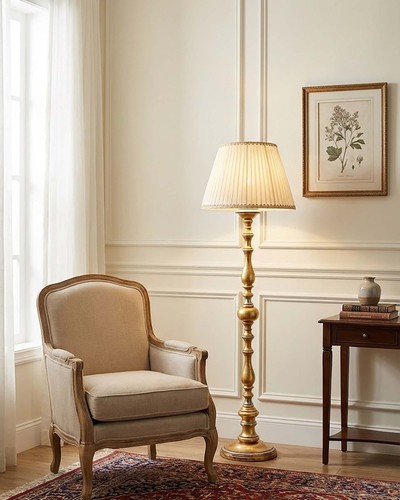 Pied lampe bois - pied, de