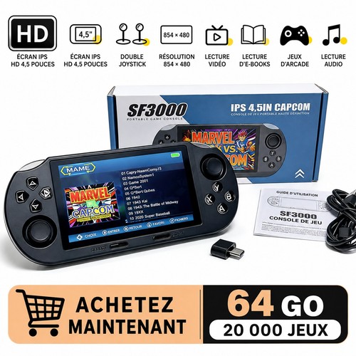 Console portable rétro sf3000 - portable,