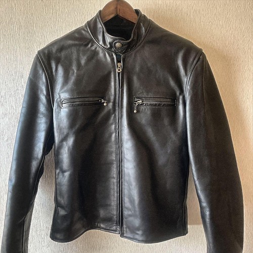 Aero leather cafe racer jacket - cafe,