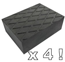 4 X bloc de caoutchouc