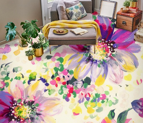 Violet fleur 2181 sol - 3d,