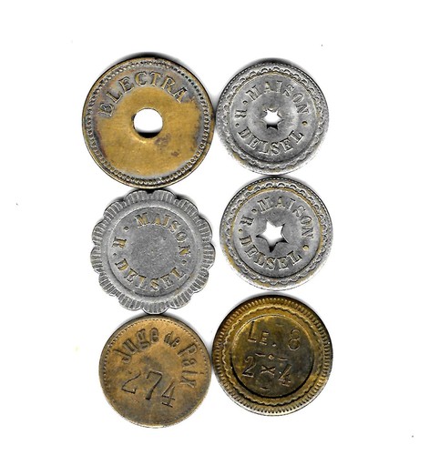 Lot monnaies de necessite - de,