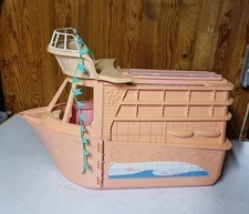 Bateau de croisière Barbie vintage rose paquebot XXL ancien