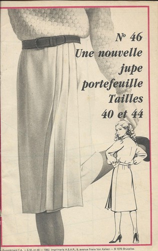 Patron jupe femme portefeuille - patron,