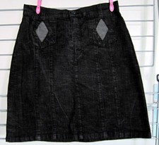 jupe jean noir stk 38