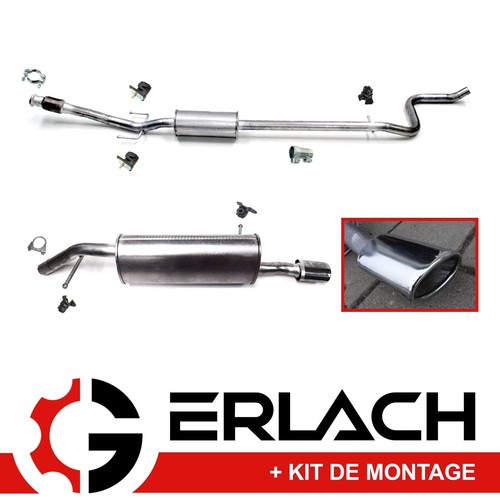 Echappement silencieux pour