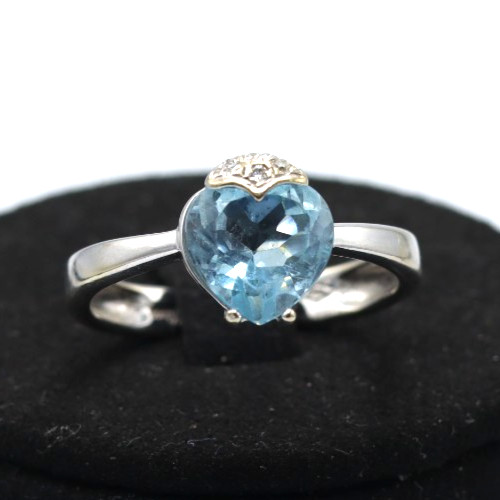 Bague blanc 18k avec - bague, or