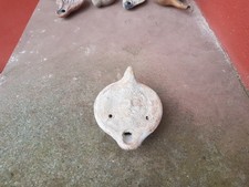 Ancienne lampe à huile en terre cuite collection antiquité romaine art romain