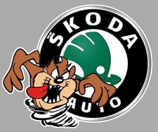 SKODA  left TAZ gauche Sticker