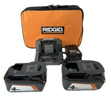 Ridgid 18V Two 4 Ah Lithium