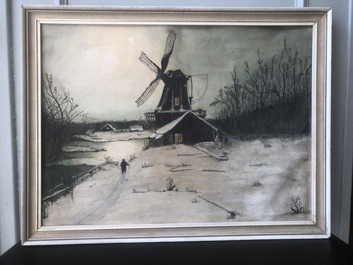 Ancien tableau hollandais - ancien,