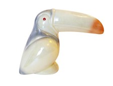 Toucan céramique tirelire, circa années 90, rétro vintage