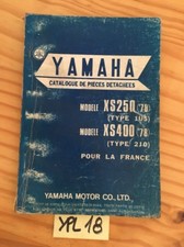 Yamaha XS250 1U5 XS400 2J0 1978 XS 250 400 catalogue pièce détachée parts list