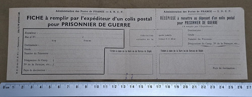Fiche envoi colis - fiche, de
