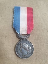 Médaille actes de dévouement ministère de l'intérieur 3 République.