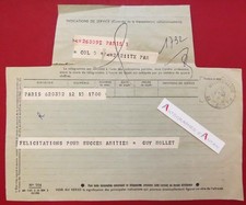 ● Guy MOLLET télégramme