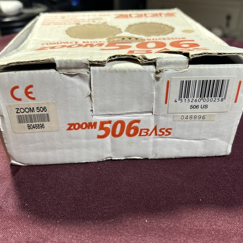 Zoom 506 multi effects guitar - zoom,
