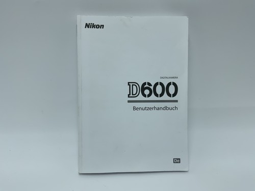 Nikon d600 manuel utilisateur - nikon,