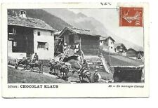 SUISSE  EN MONTAGNE  CHOCOLAT KLAUS