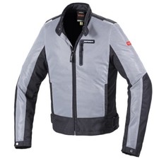 Blouson Moto en Tissu Solar Filet Noir Gris SPIDI TAILLE S