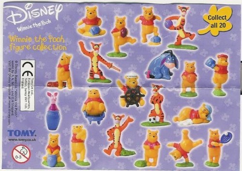Winnie figurine collection set - collection,
