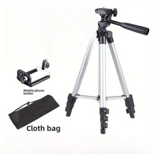 Trépied Robuste Léger en Aluminium avec Plateau ,Téléphone, Camescope, Vidéo