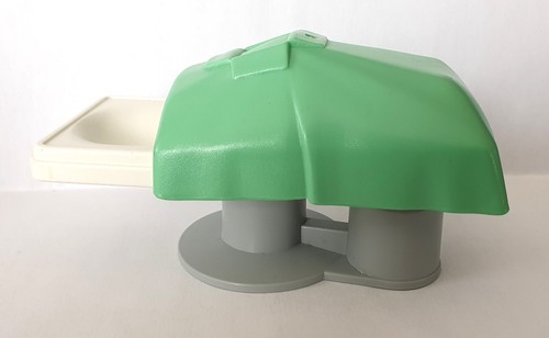 Lit blanc vert salle - blanc,