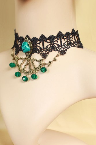 Collier tour cou vintage - collier,