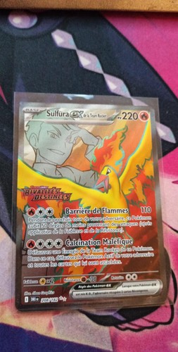 Carte pokémon sulfura - ex,
