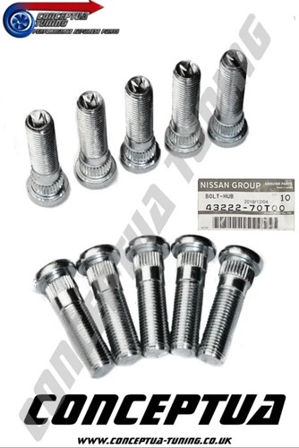 Genuine front wheel studs - 10,