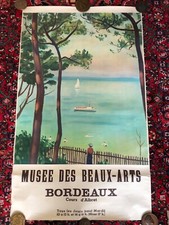affiche ancienne Albert Marquet au musée des beaux arts de bordeaux